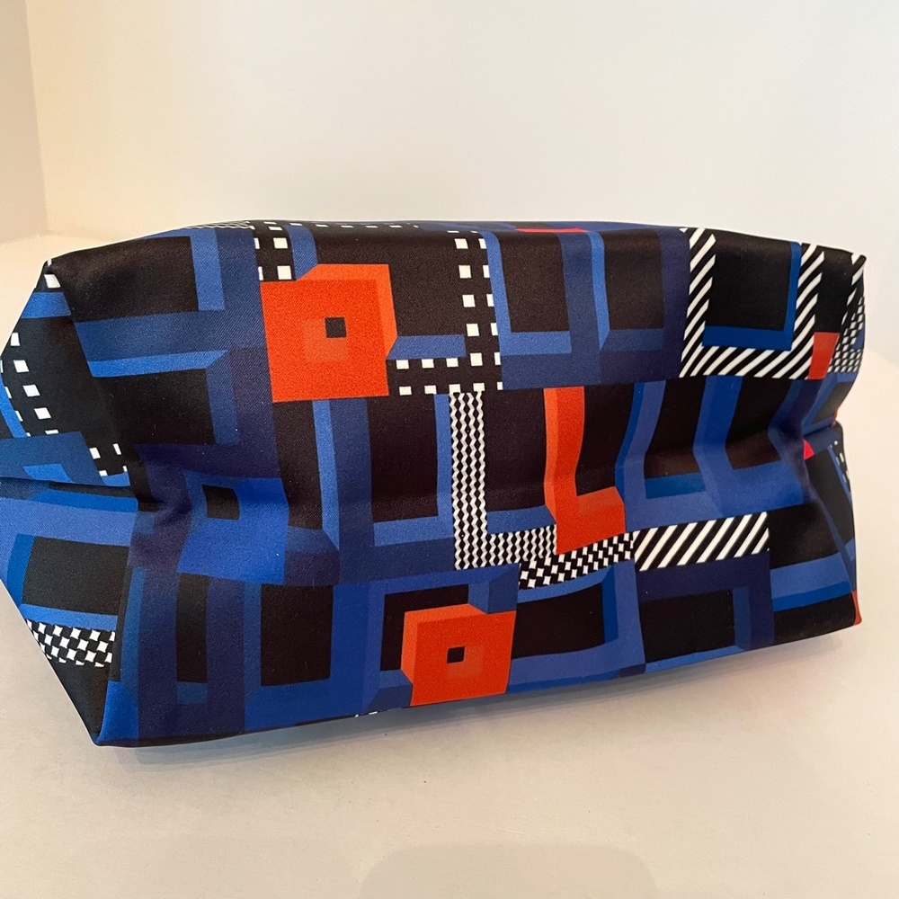 Longchamp Le Pliage Memphis ArtWalk Medium Tote Cobalt Blue - Picture 5 of 13